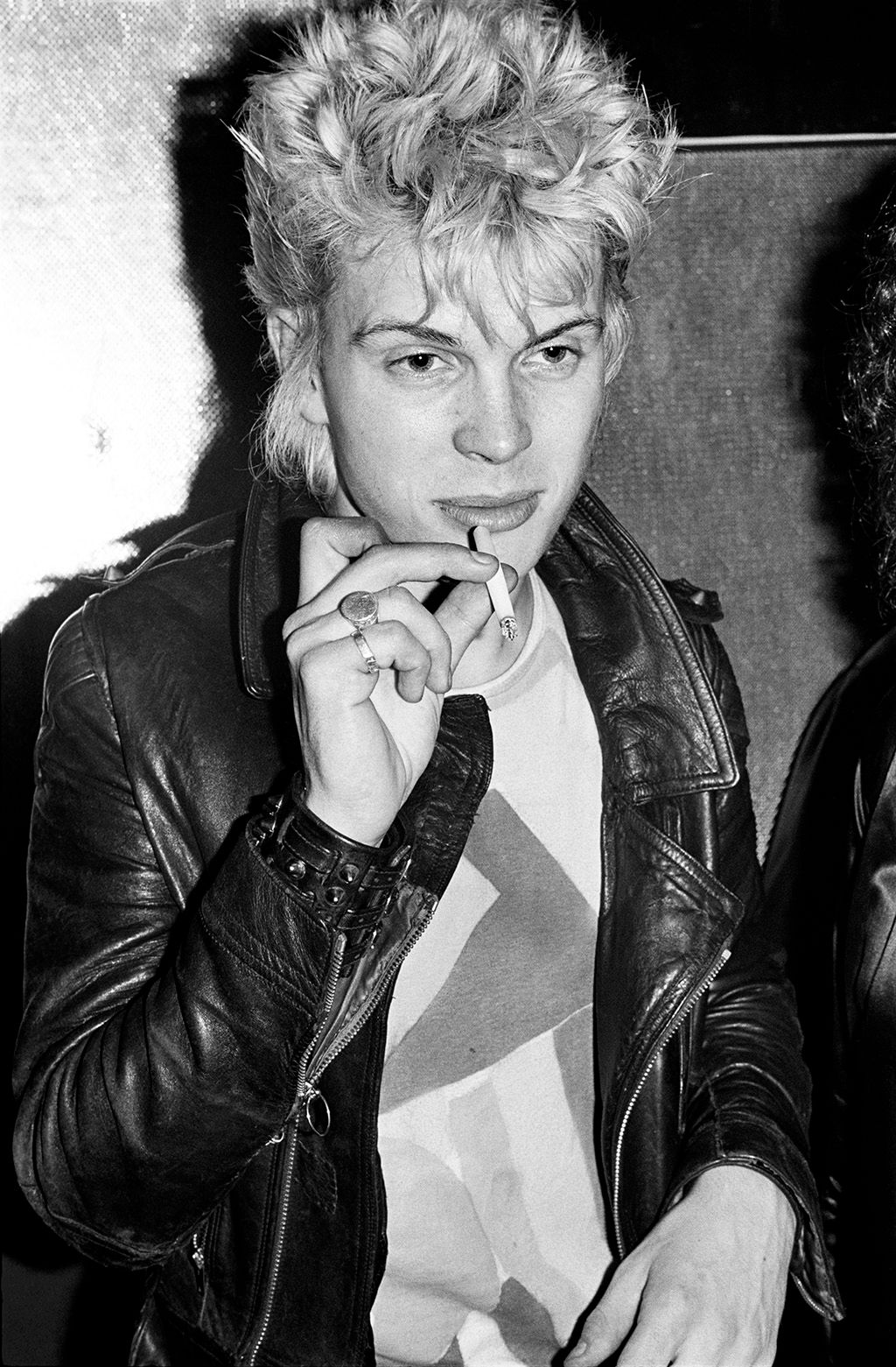 Billy Idol by Ebet Roberts. Max's Kansas City. NYC, 1978