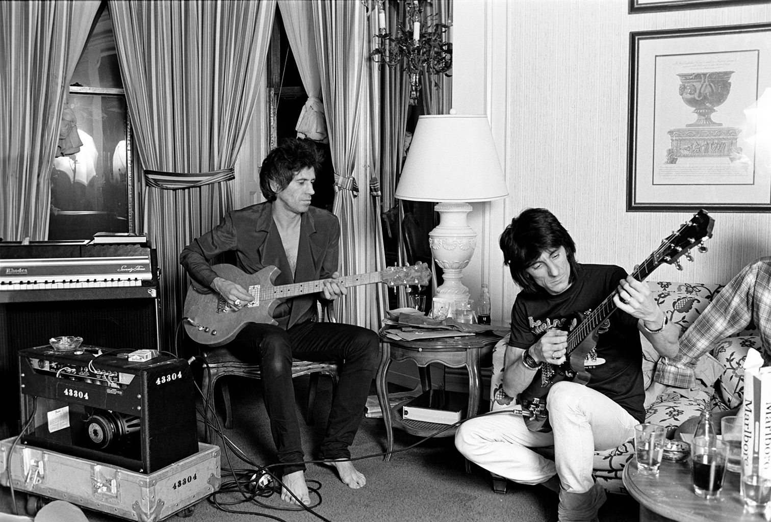 Keith Richards and Ron Wood, Rolling Stones by Ebet Roberts, 1983