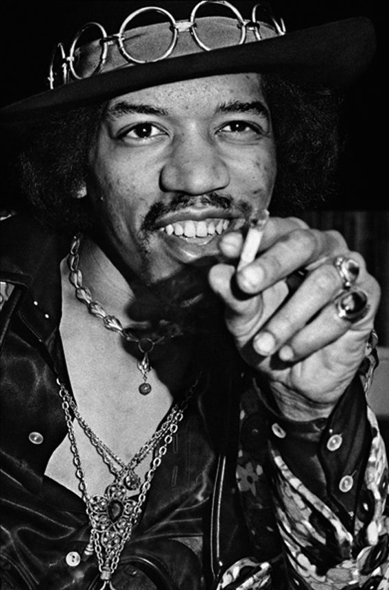 Jimi Hendrix by Elliott Landy. New York City, 1968