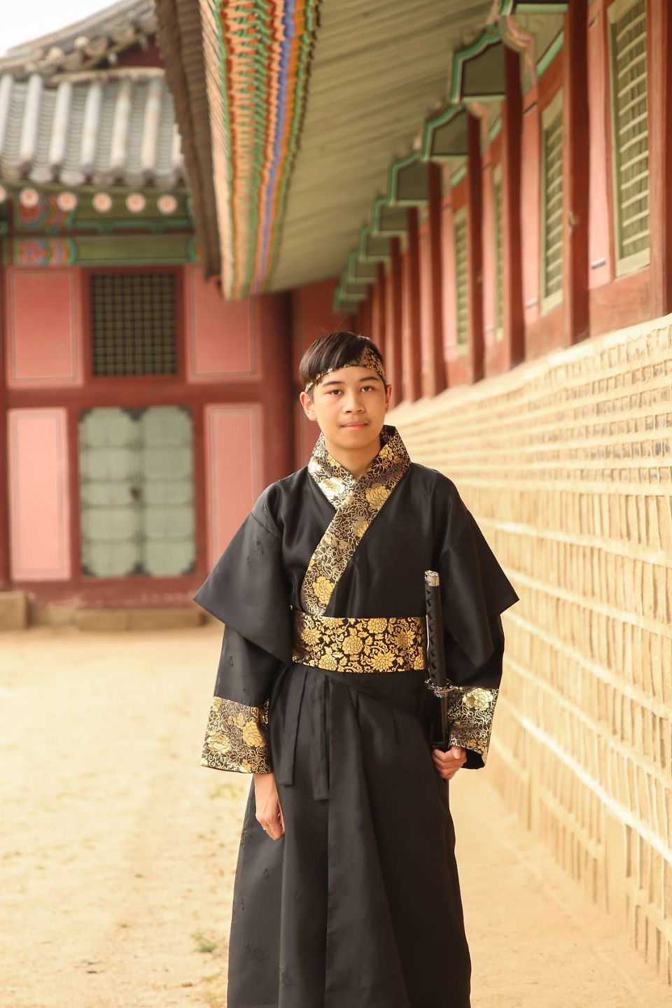Men hanbok photoshoot