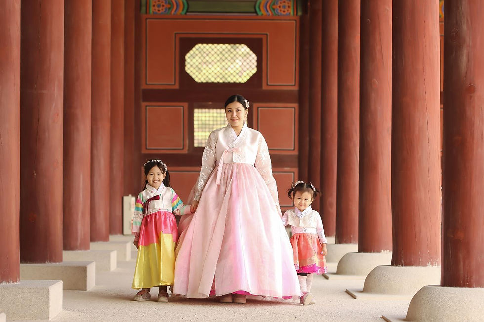 family photoshoot in seoul