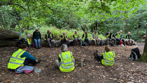 A break from brambling gives us a chance to discuss future plans.