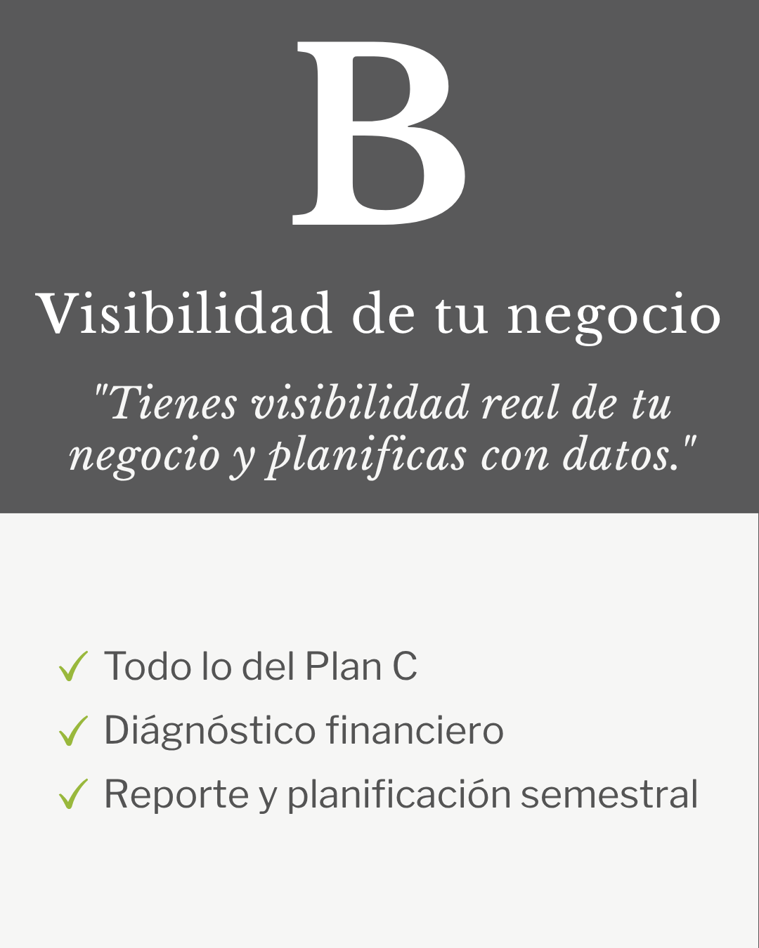 Plan B - Visibilidad de tu Negocio