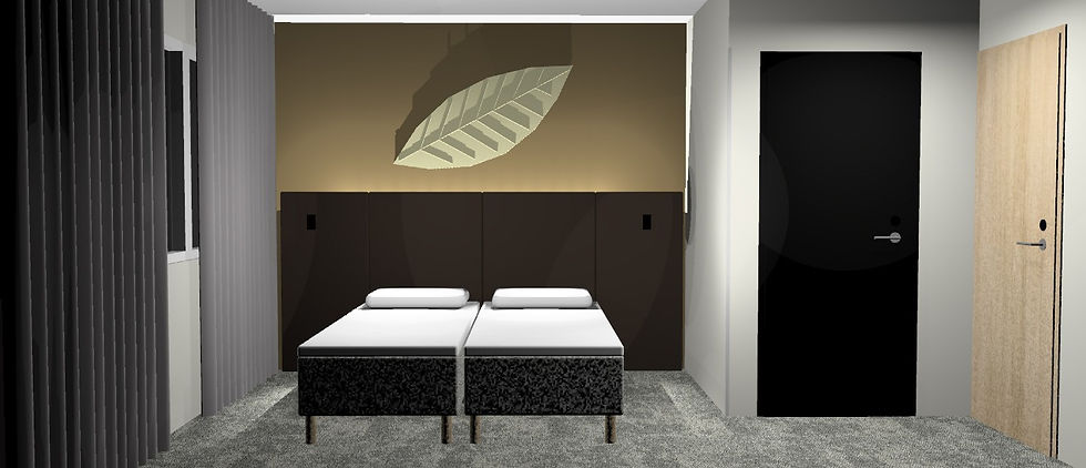 Uudistuneet hotellihuoneet on sisustettu klassisella tyylillä (kuva VPOY).