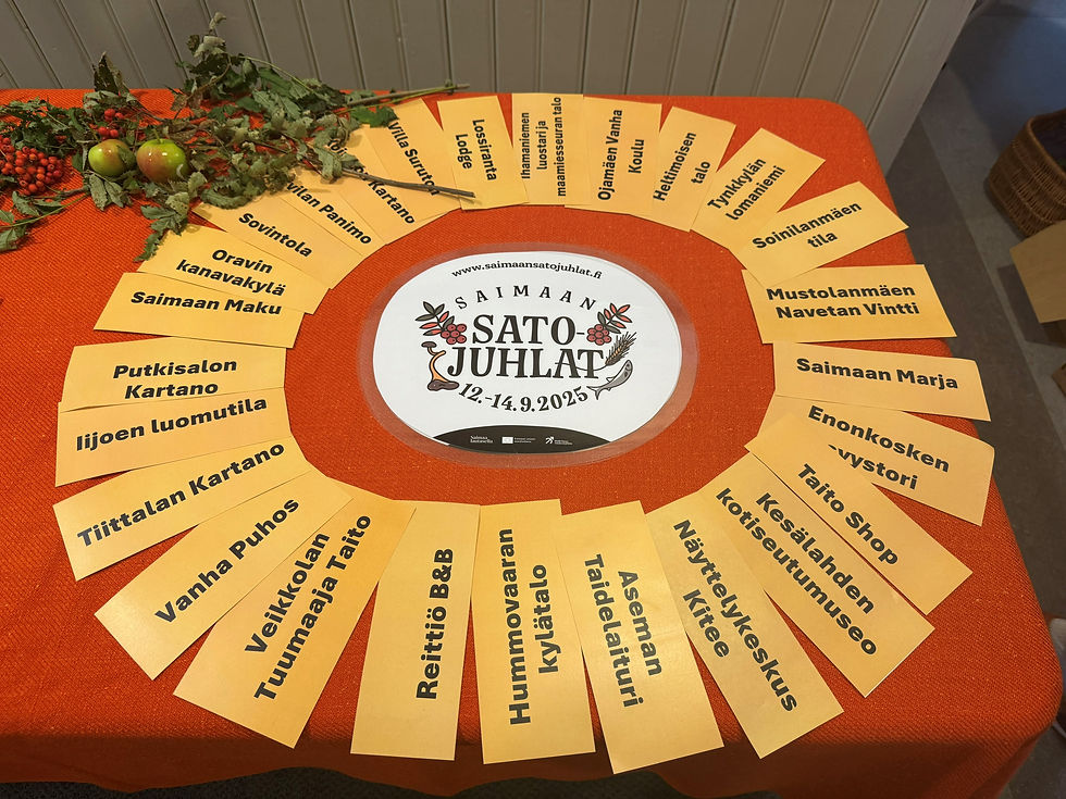 Mukana on palveluntarjoajia laidasta laitaan.