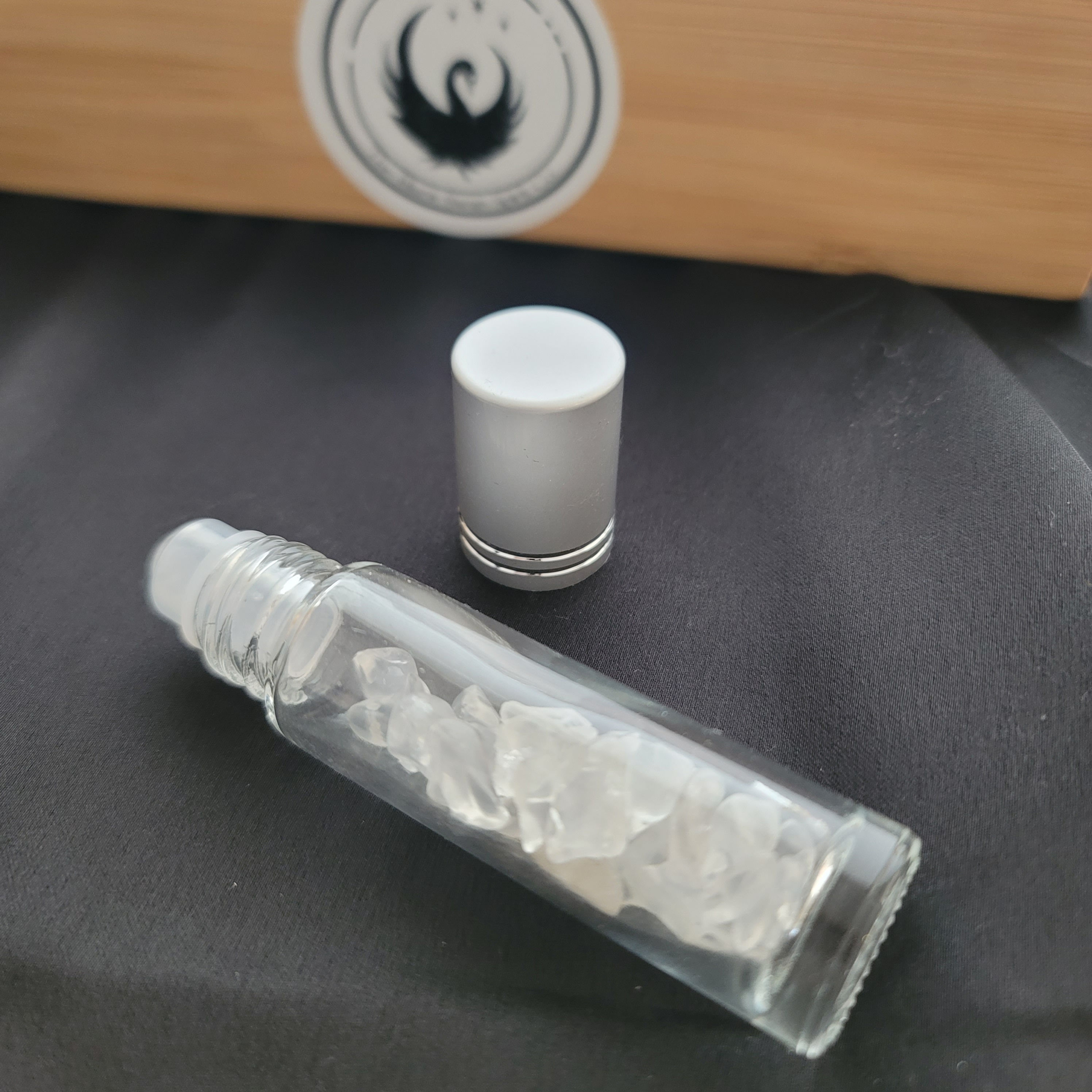 Clear Quartz Oil Roller