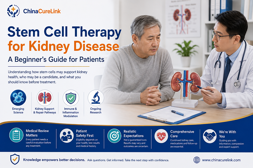 Stem cell therapy for kidney disease beginner guide for CKD patients