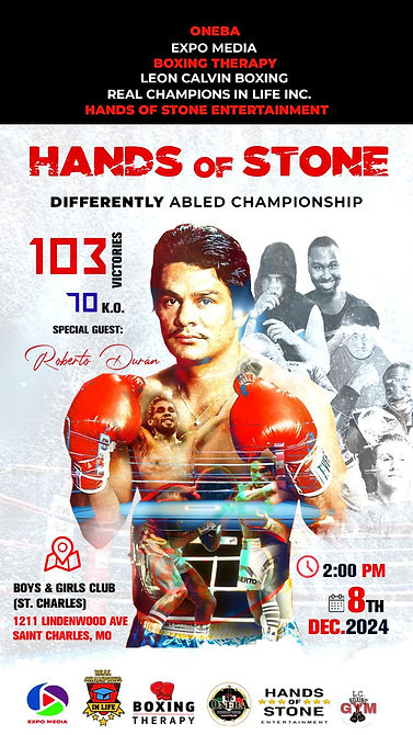 Roberto DURAN Boxing Charity Legacy Steps Event