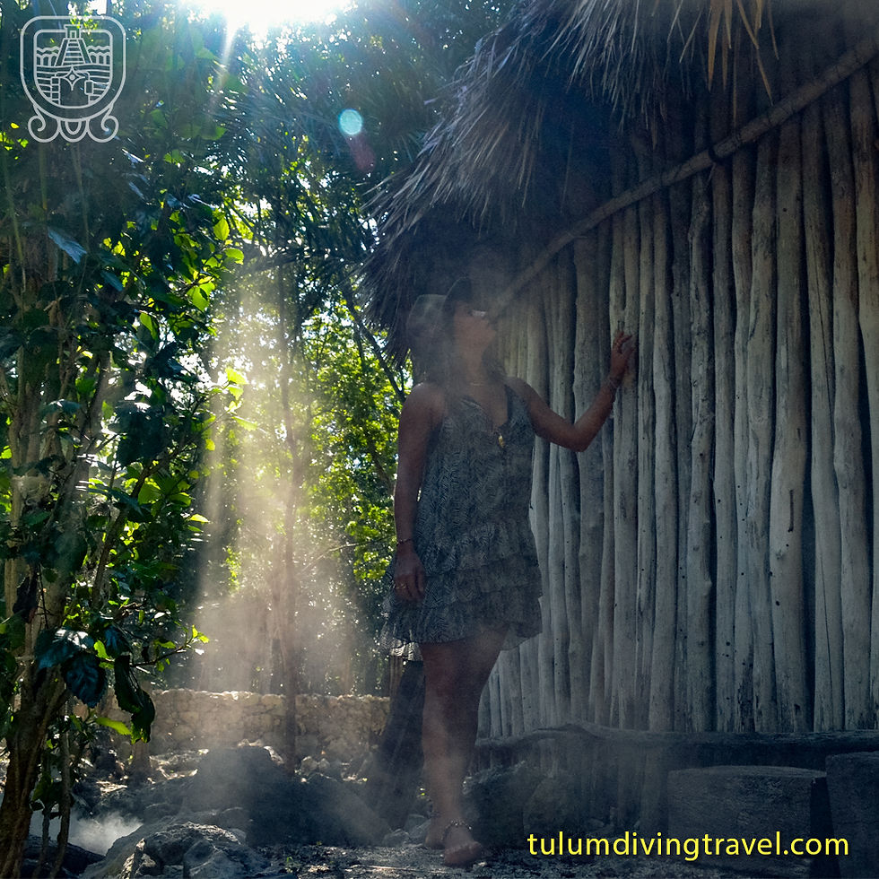 Tulum mayan village