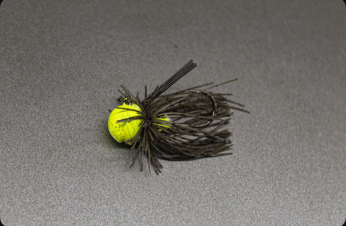 "GREEN PUMPKIN HARDHAT" KOOSHBALL MICRO PWR JIG