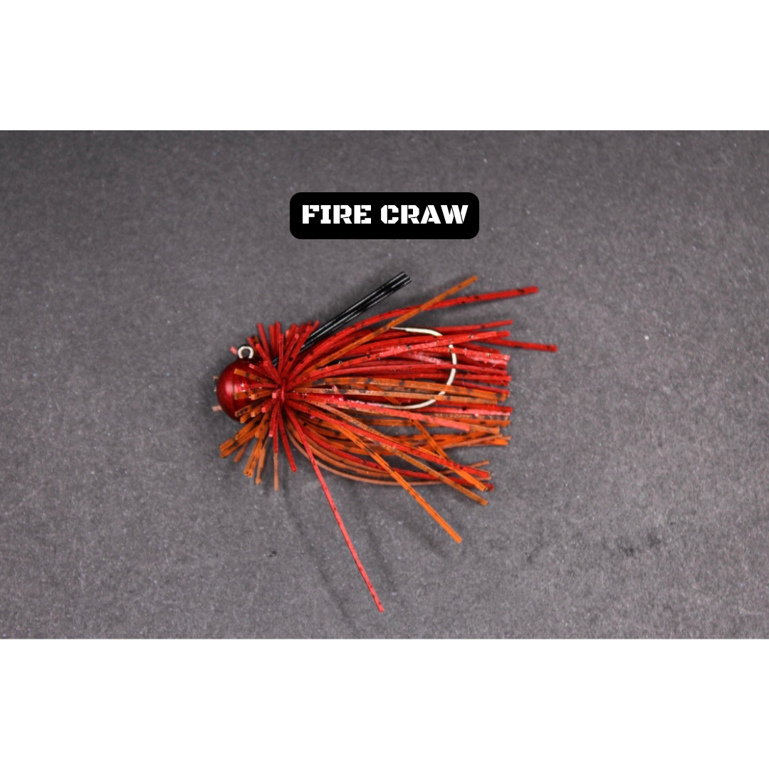 "FIRE CRAW" KOOSHBALL MICRO FINESSE JIG (RTS)