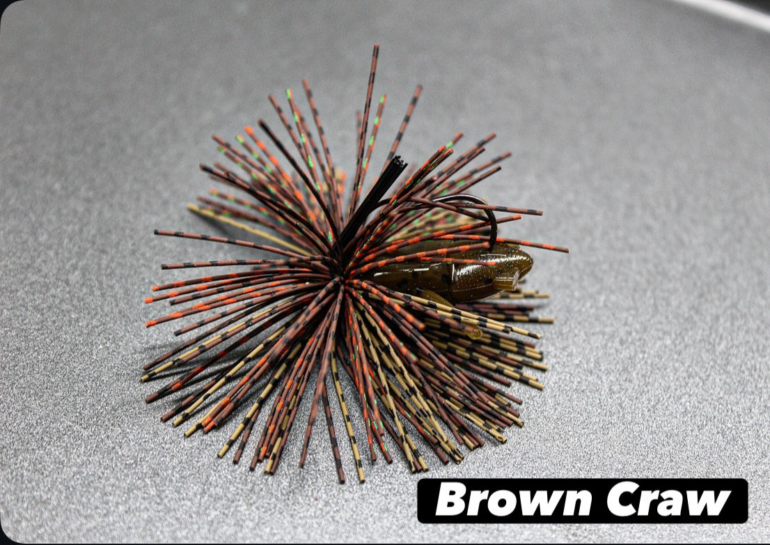 “BROWN CRAW” MICRO URCHIN JIG (RTS)