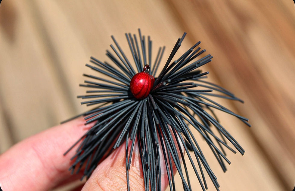Thumbnail: "BLACK WIDOW " KOOSHBALL MICRO URCHIN JIG