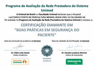 Santa Casa de Bom Despacho conquista Selo Diamante Unimed em Experiência do Paciente.