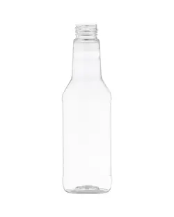 11 oz Clear PET Plastic Long Neck Woozy Bottle 28-410 Neck Finish