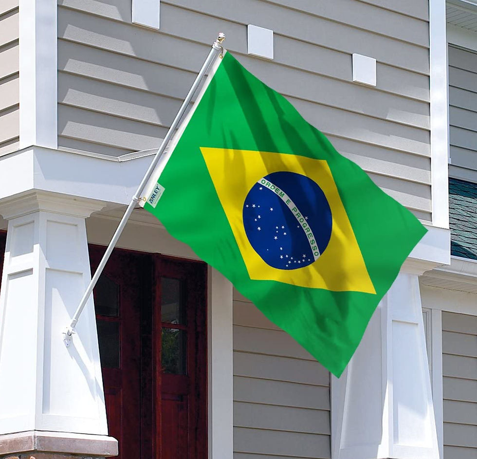 Miniatura: Bandeira Nacional Brasileira 90x150cm