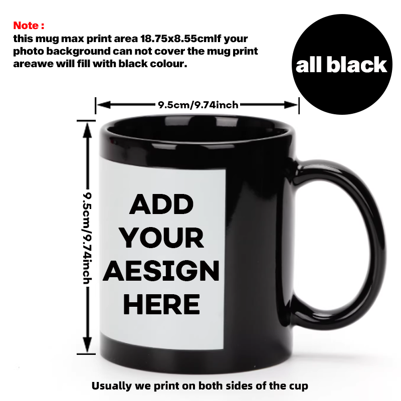Miniatura: 1 custom mug - personalized coffee mug with photos&text - unique gift for annive