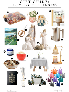 Gift idea guide:  Family and friends