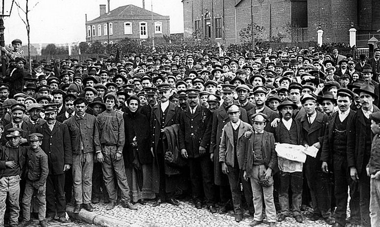 Greve Geral de 1917, São Paulo, Brasil - Domínio Público