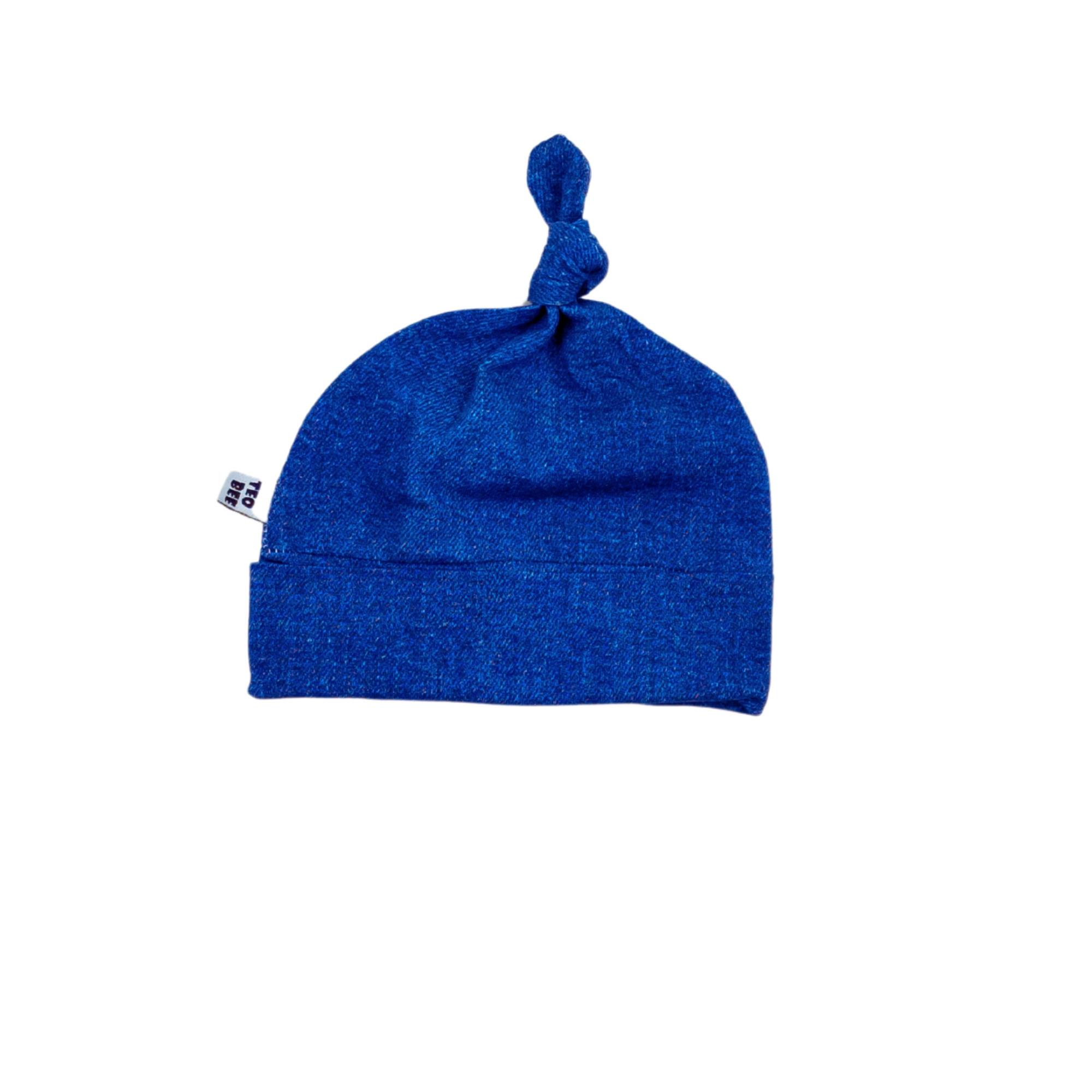 Džinsa imitācijas cepurīte ar mezgliņu