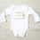 Thumbnail: Personalized bodysuit "Pirmie Ziemassvētki" with baby's name