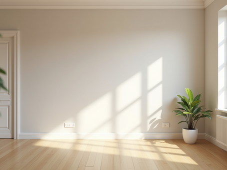 Professional painting and wooden flooring work in a Bedford home