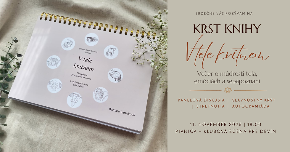 Krst knihy V tele kvitnem