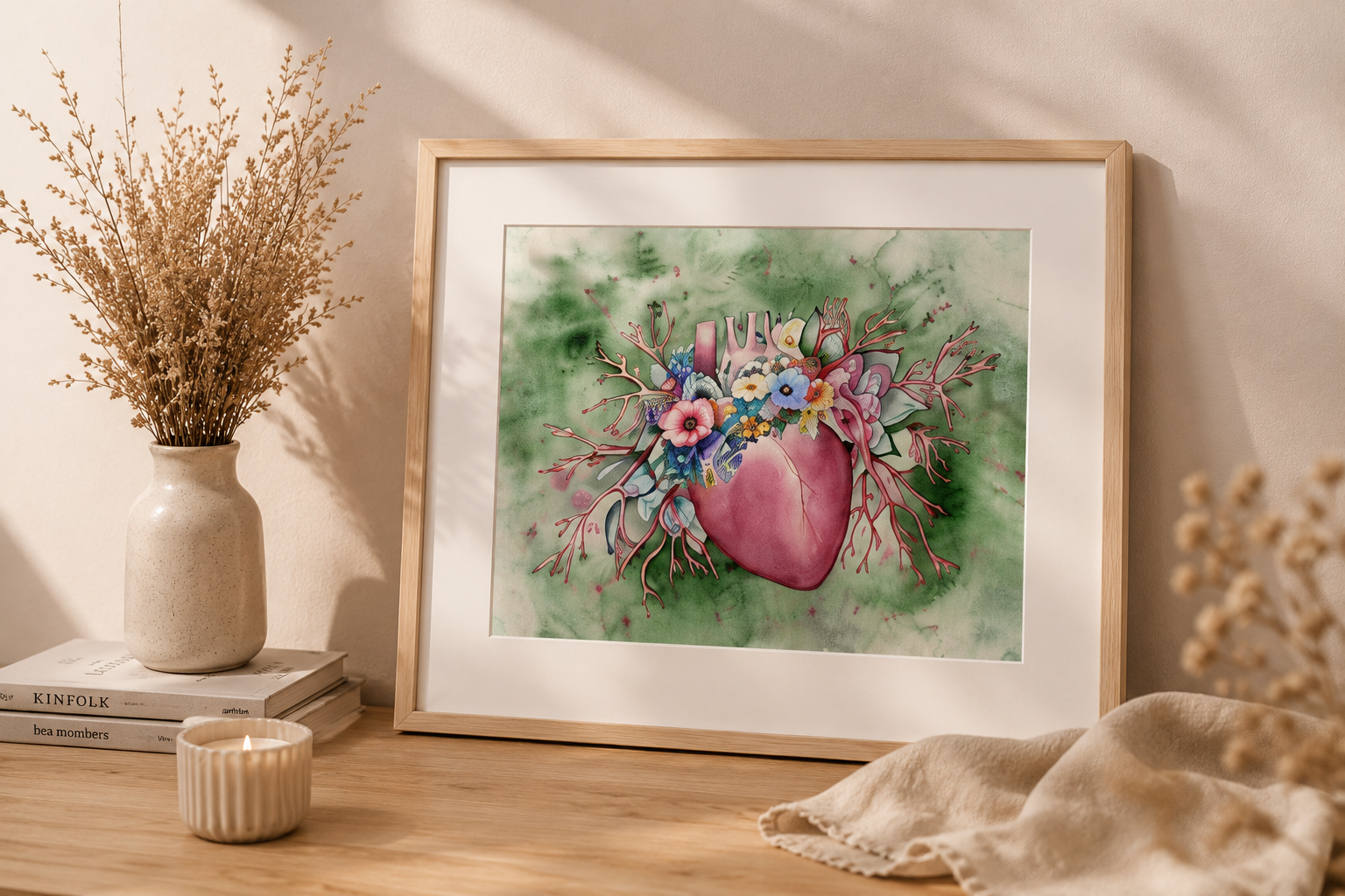 Autorský print – V tele kvitnem
