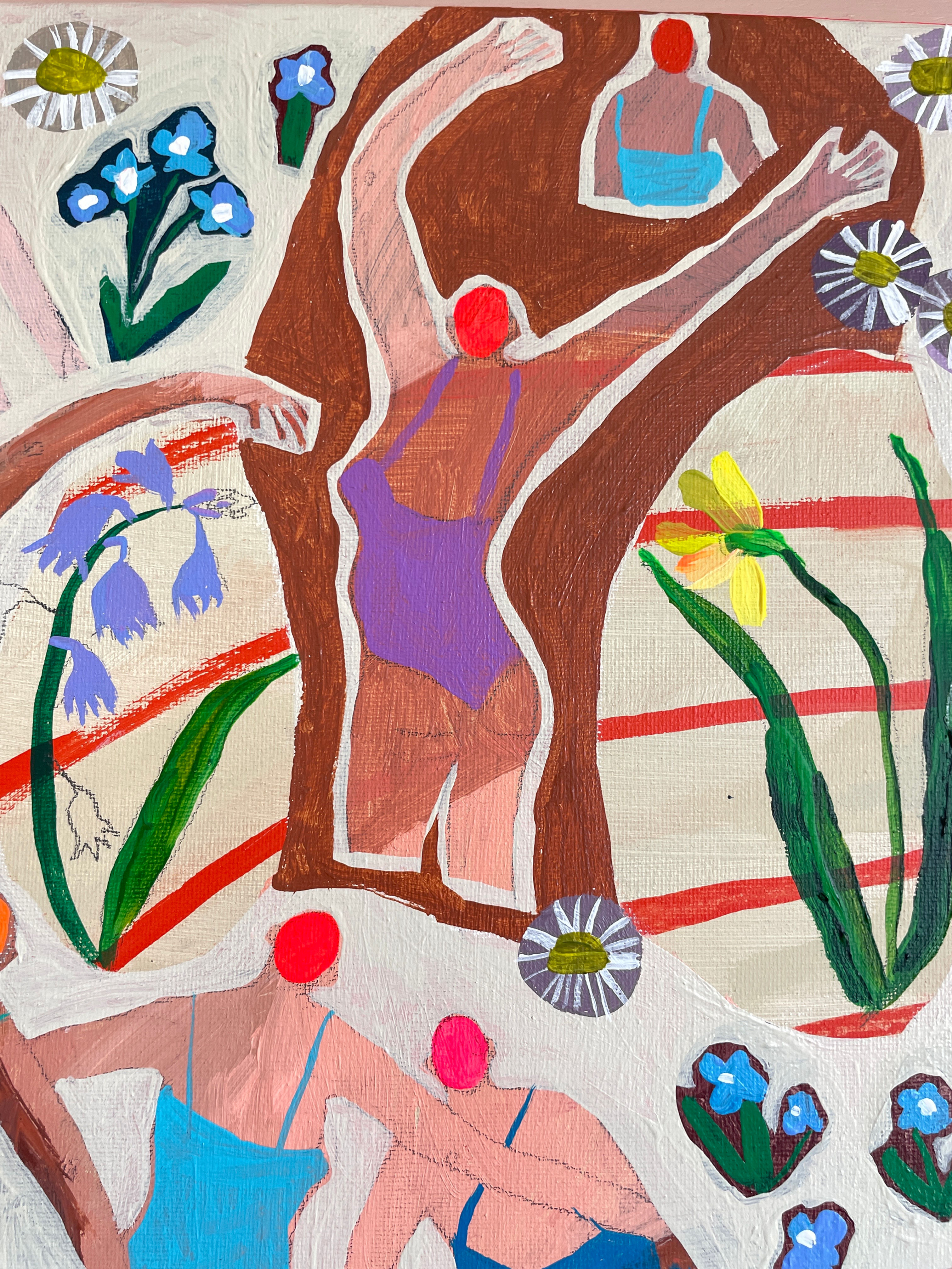 Touching spring