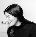 Jo McIntosh B&W headshot of artist