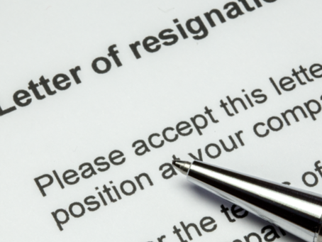 Accepting Resignations