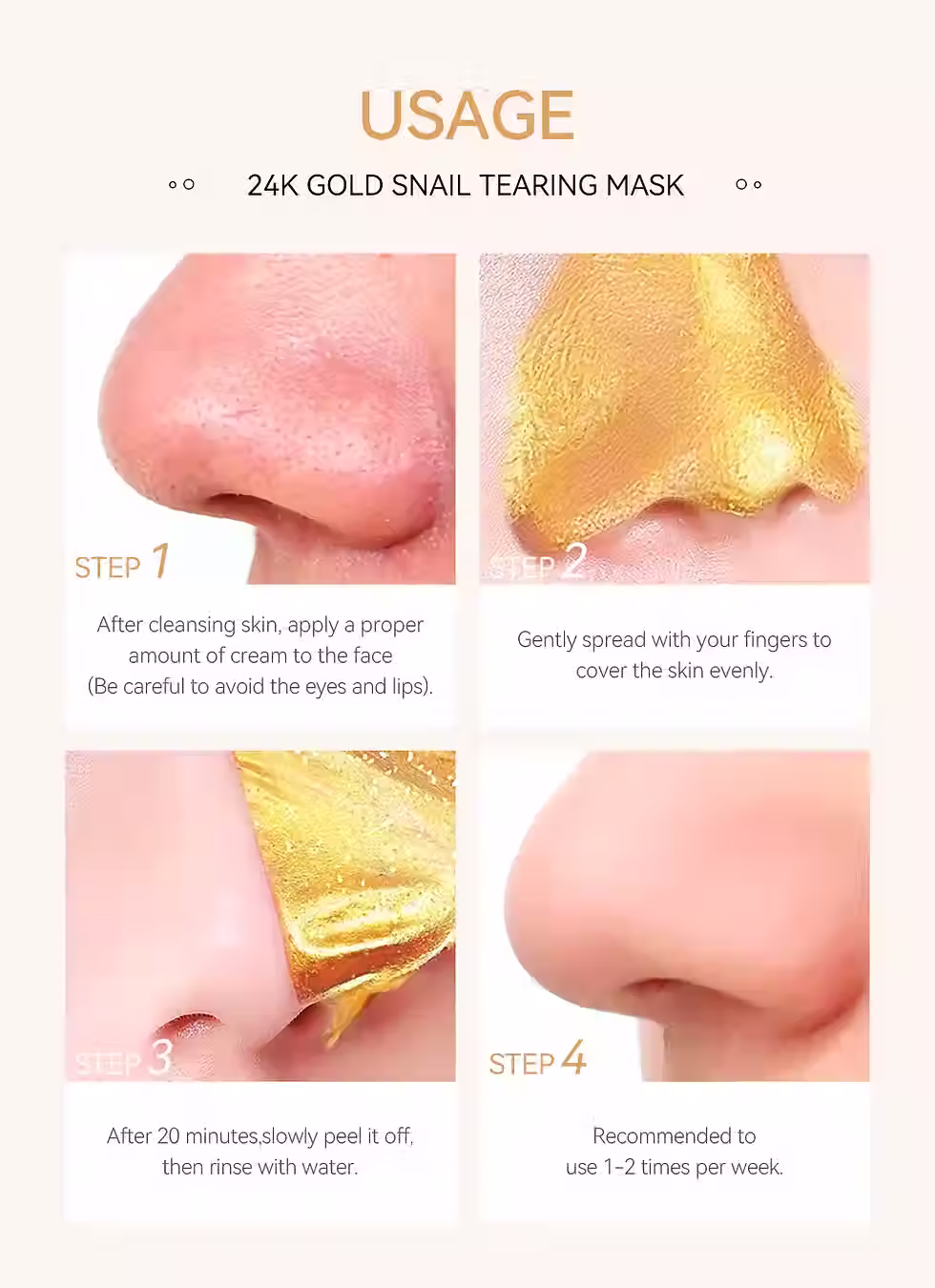 Thumbnail: LAIKOU Mask in 24K Gold