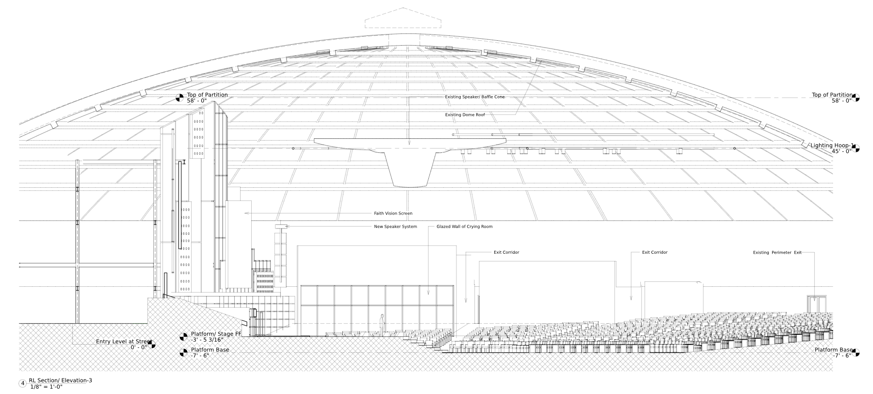 MAIN SANCTUARY INT. ELEVATION