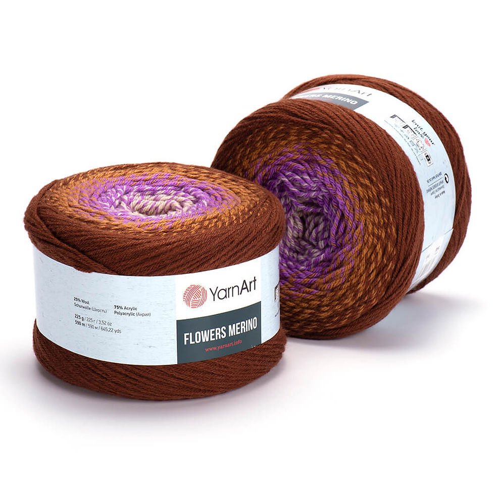 Miniatura: Flowers Merino (545 al 553)