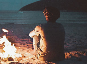 chilling at the bonfire in Tasmania_edit