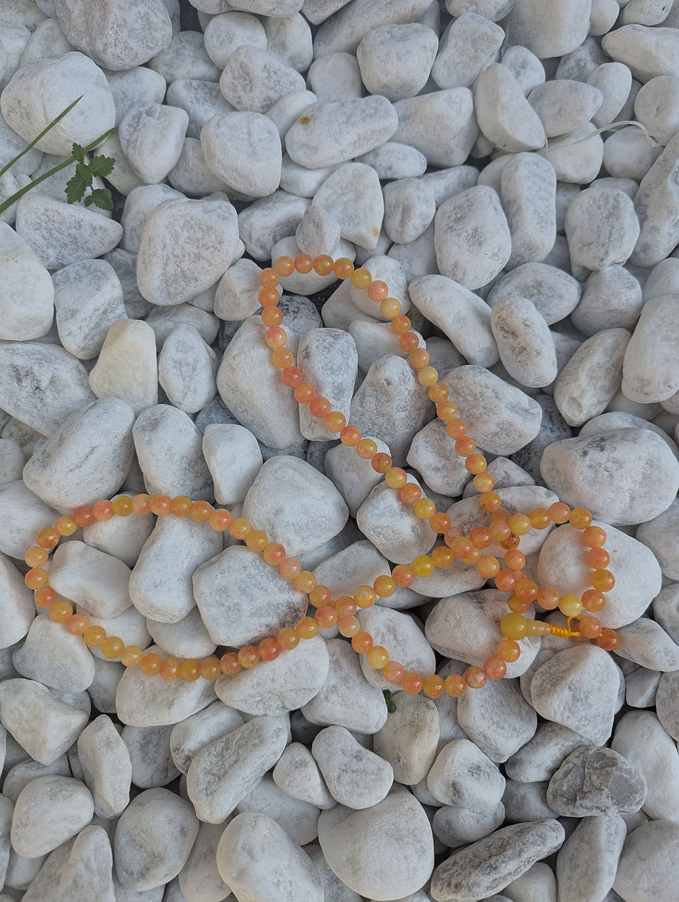 Miniatura: Japamala Tibetano in Agata Pastello/ Japamala 108 grani / 8 mm