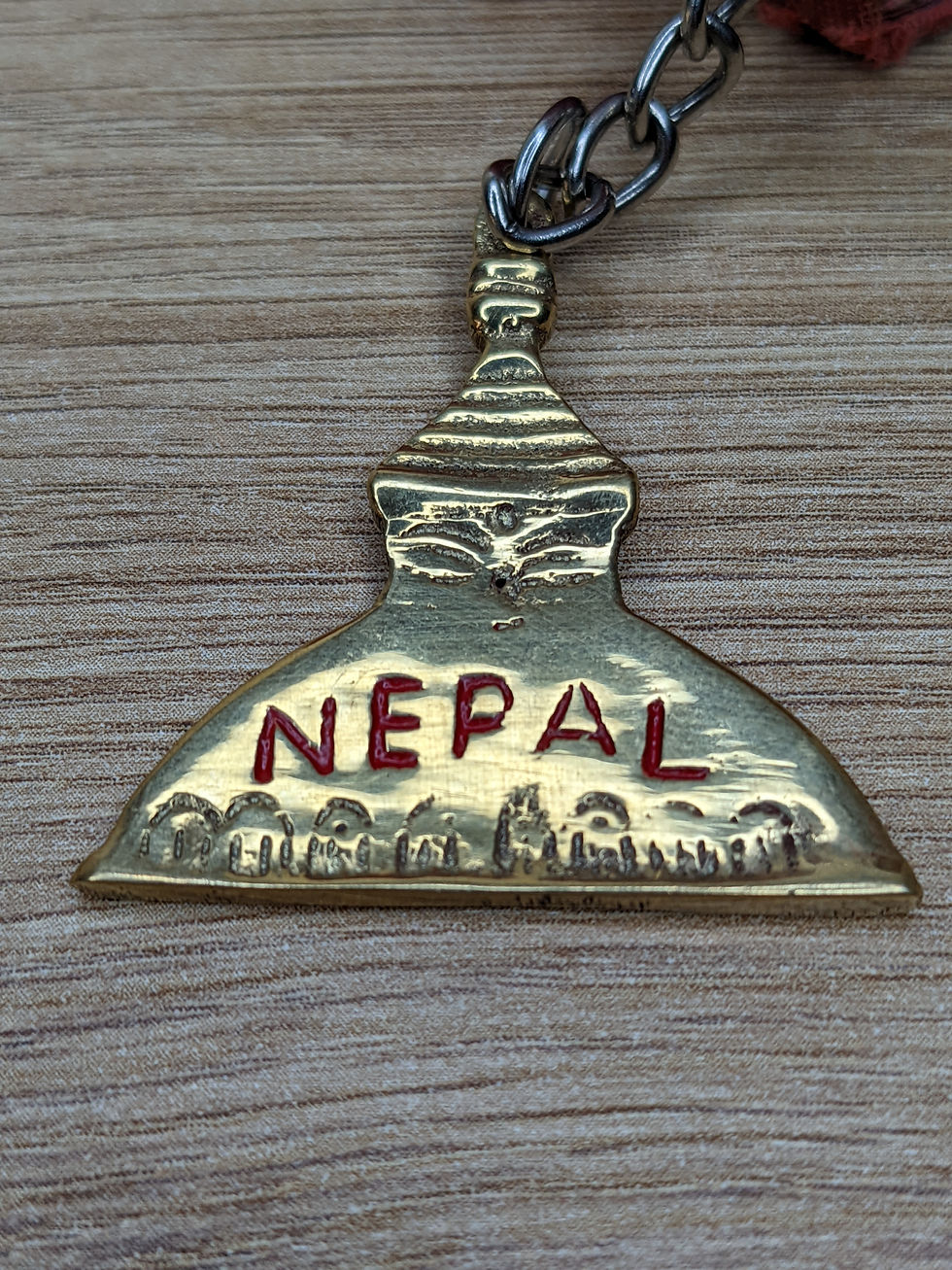 Miniatura: Portafortuna Stupa Nepal / Portachiavi Nepal