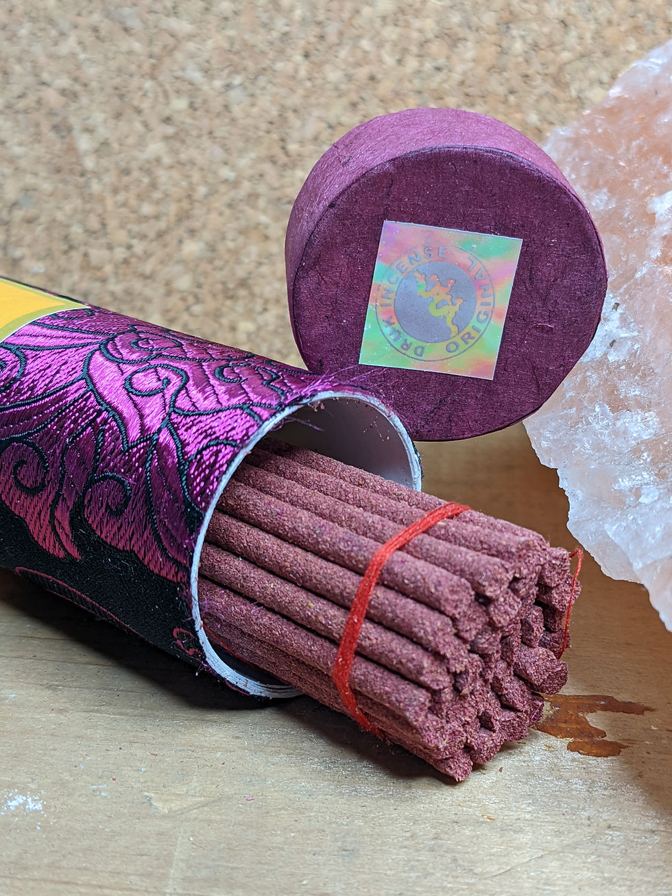 Miniatura: Incenso Naturale Meditation Incens in Confezione Broccato Grande