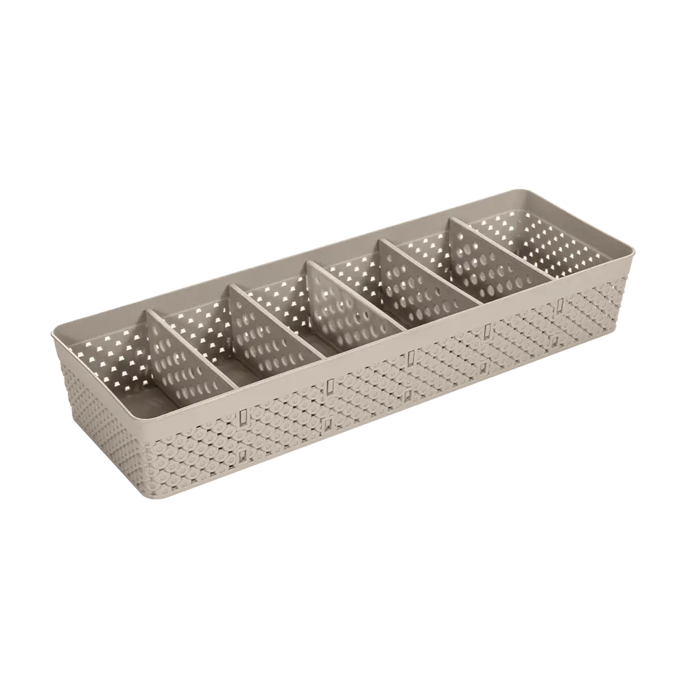 Cesta Organizadora Fendi Grande - 5 divisórias