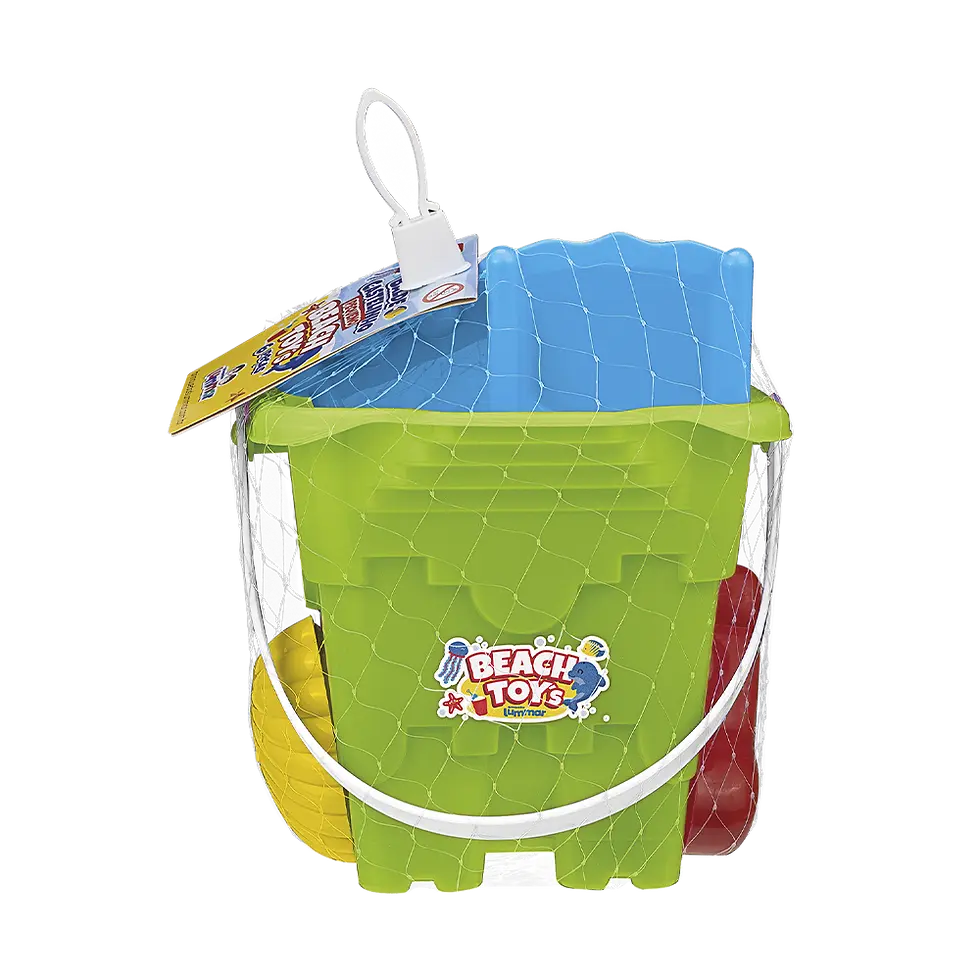 Miniatura: Balde de Praia Castelinho Pequeno | 6 peças