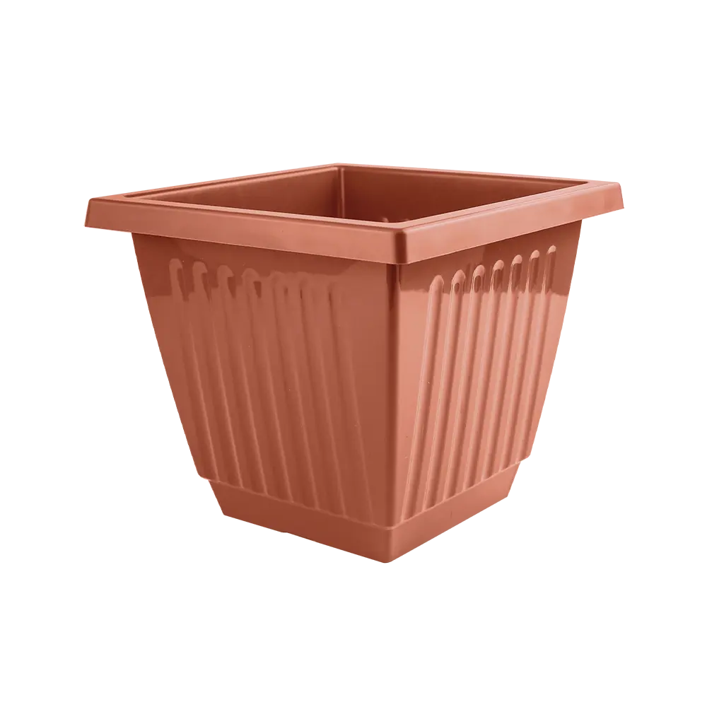 Vaso Quadrado Marrom nº 27 - 9L