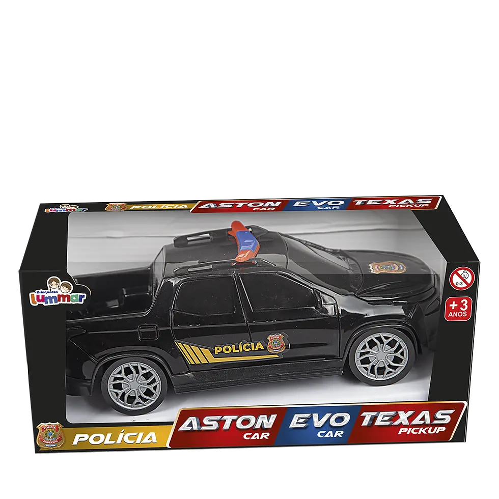 Miniatura: Pick-Up Texas Polícia | Caixa