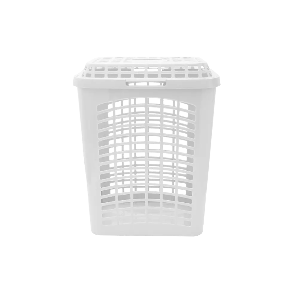 Cesto Telado Retangular Branco - 35L