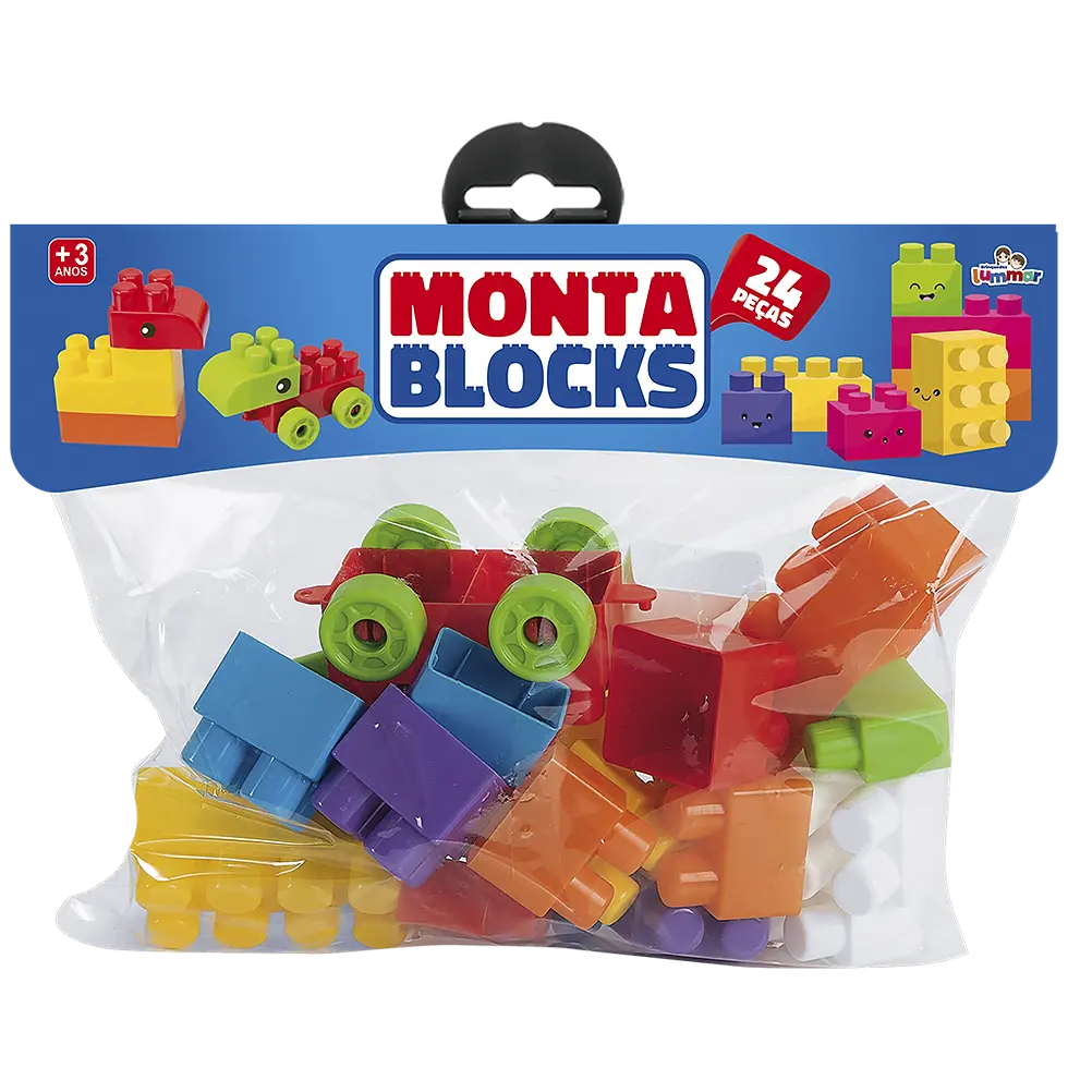 Miniatura: Monta Blocks 24 Peças | Solapa