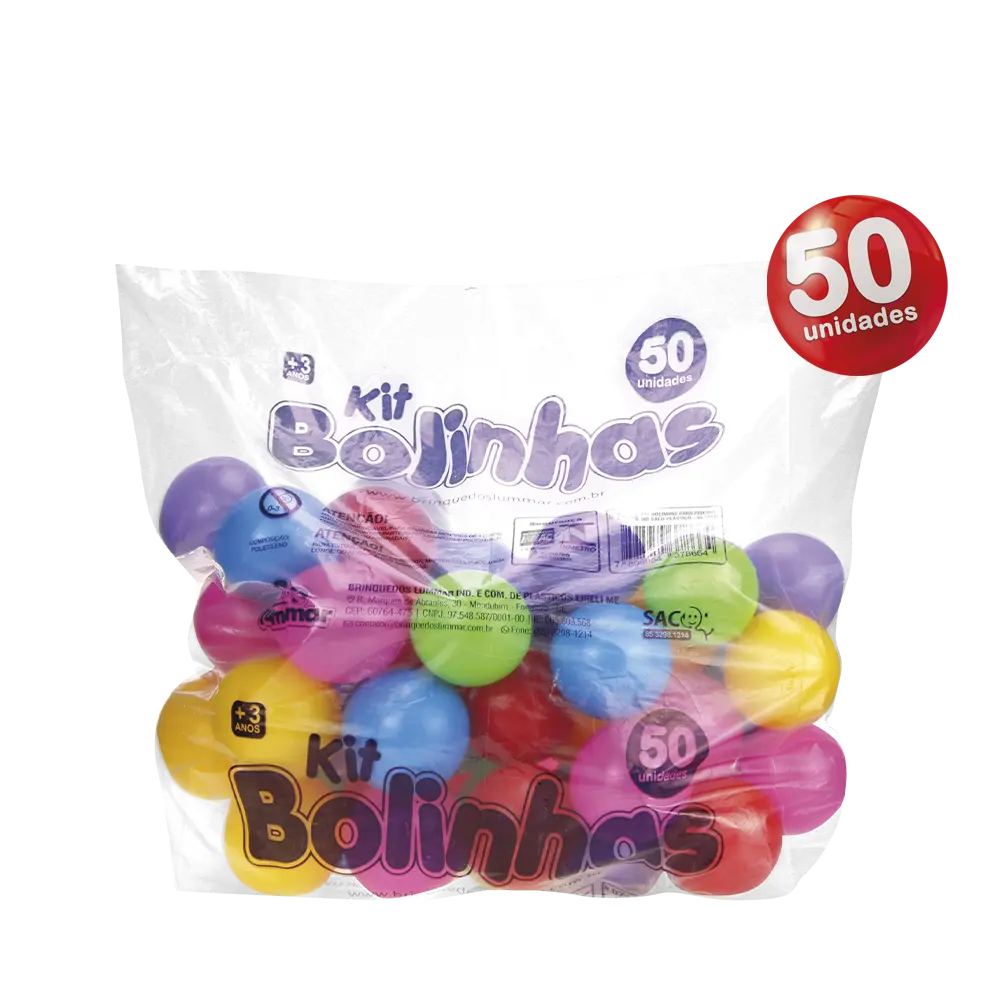 Kit Bolinhas para Piscina | 50 unidades
