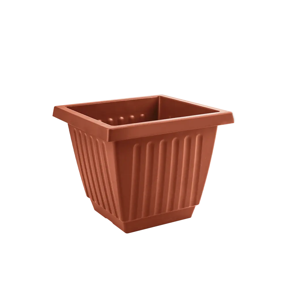 Vaso Quadrado Marrom nº 18 - 2,5L
