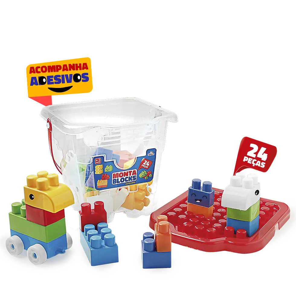 Miniatura: Balde Monta Blocks | Grande
