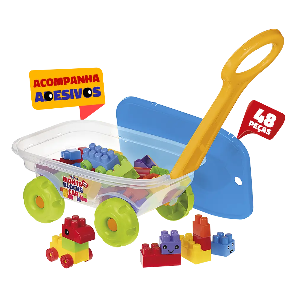 Monta Blocks Car | 48 Peças
