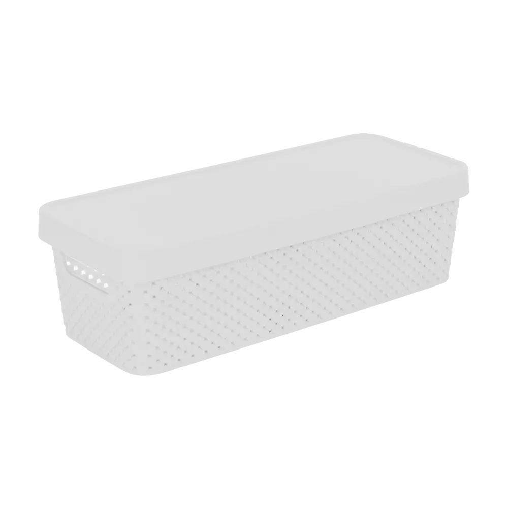 Caixa Organizadora Natural com Tampa - 3,6L