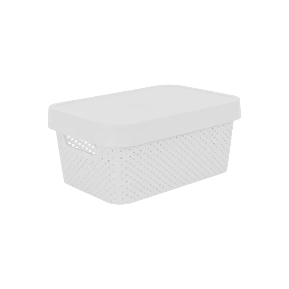 Caixa Organizadora Natural com Tampa - 4,5L